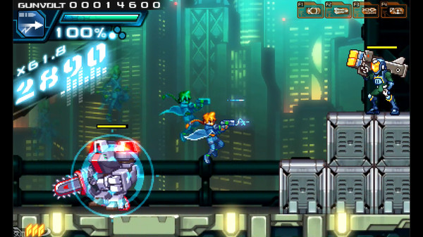 苍穹雷霆:Gunvolt Azure Striker Gunvolt PC中文版下载